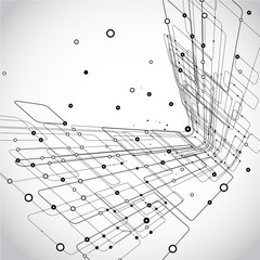 Poster - Abstract Background Vector