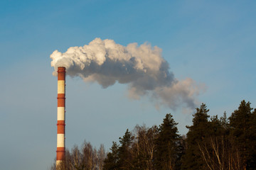 Wall Mural - Smokestack Pollution