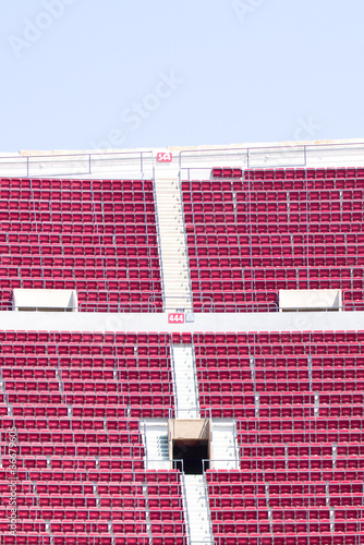 Plakat na papierze fotorealistycznym Stadion piłkarski