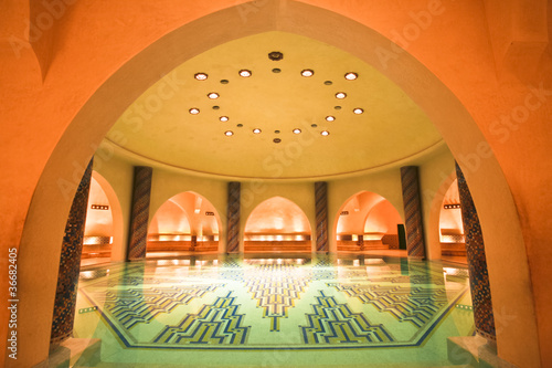 Naklejka na drzwi Luxury hamam