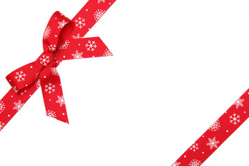 Poster - Red ribbon bow