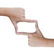 © zmkstudio - Frame made of hands