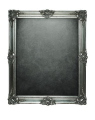 Aufkleber - Vintage silver frame with clipping paths