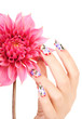 NAILS AND FLOWER