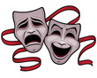 Comedy and Tragedy Theater Masks