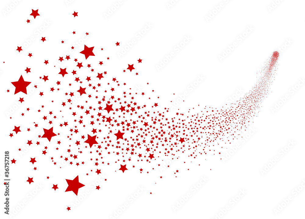 Stock-Vektorgrafik Sternschnuppe, Sternenschweif, Schweif, Sterne | Adobe  Stock