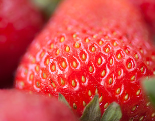 beautiful strawberry healthy natural fresh food closeup