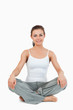 © WavebreakmediaMicro - Portrait of a woman in the Sukhasana position