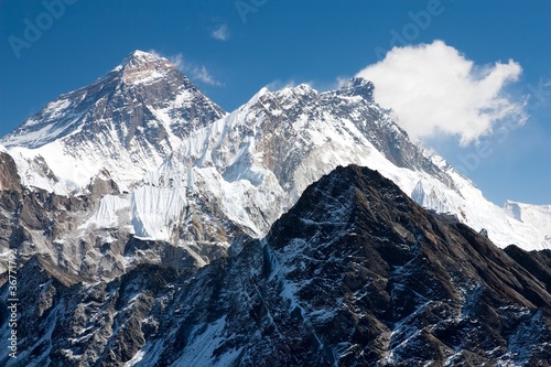 Tapeta ścienna Widok na everest z goiko ri