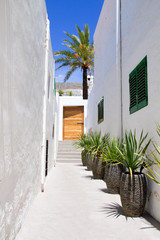 Wall Mural - Ibiza Sant Joan Labritja San Juan white houses