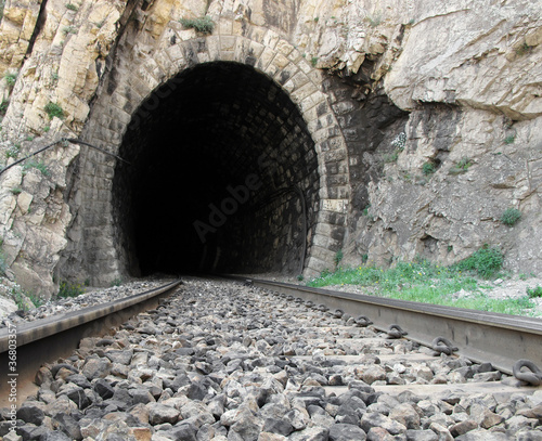 Obraz na płótnie canvas Tunel kolejowy