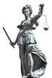 justitia incl. clipping path
