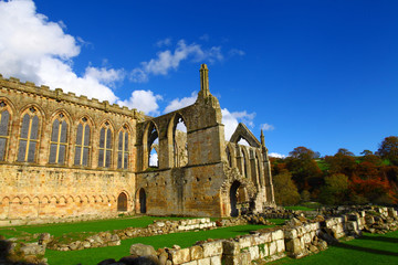 historic bolton abbey in yorkshire, england