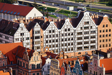 Canvas Print - Gdansk Granaries