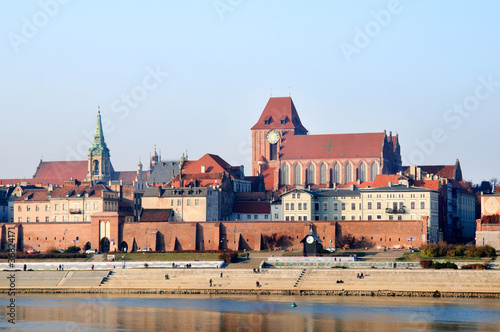 Board z aluminiowym obramowaniem Stare miasto Torun