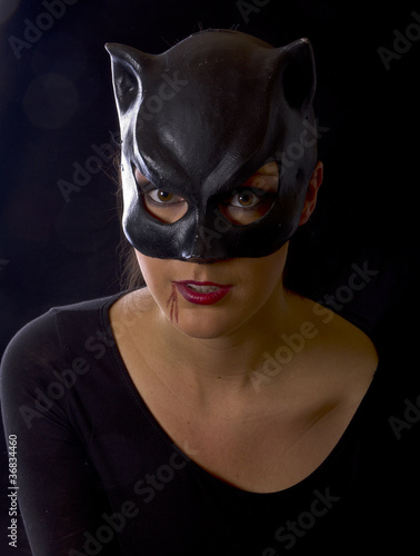 Cuadros en Lienzo catwoman frau jung sexy verführerisch