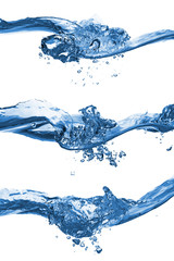 Wall Mural - Set of water splashing