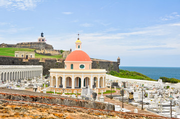 Santa Maria Magdalena cemetery, old San Juan, Puerto Rico