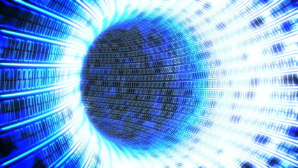 Binary code tunnel