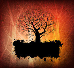 Wall Mural - nature theme vector banner. Eps10 vector