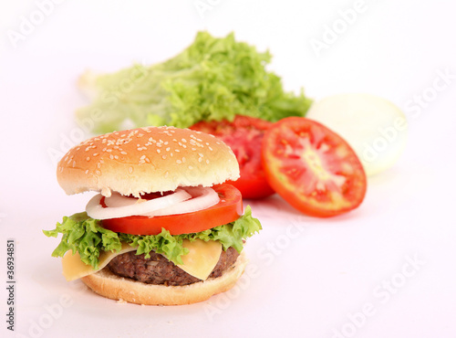 Board z aluminiowym obramowaniem Hamburger