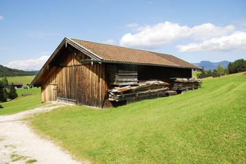 Alpine barn