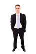 © cristovao31 - young business man full body isolated on white background