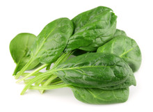 Spinach On  White