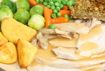 Sticker - Sunday Roast Chicken Dinner