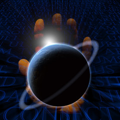 Wall Mural - planet create