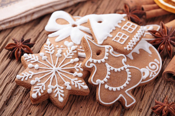 Wall Mural - Gingerbread cookies