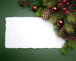 Wall Mural - art christmas greeting card
