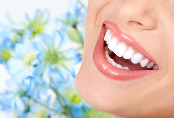 Sticker - Smile and healthy teeth.