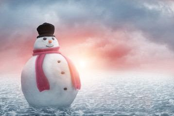 Happy snowman