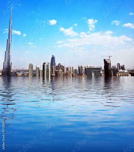 Fotoboard na płycie Dubai nowoczesny pejzaż