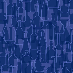 bottles seamless pattern background