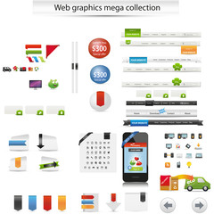 Wall Mural - Web graphics mega collection