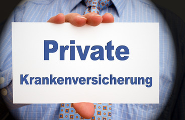 Canvas Print - Private Krankenversicherung