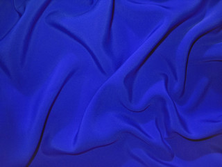 Dull blue fabric (artificial silk)
