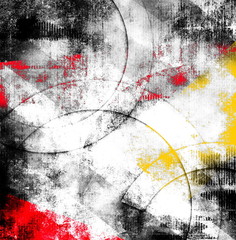 Wall Mural - Abstract grunge composition, color background