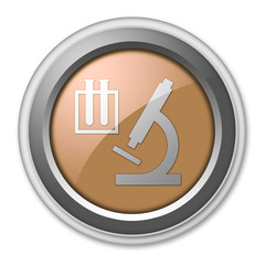 Bronze 3D Style Button 