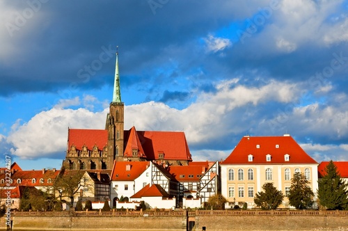 Board z aluminiowym obramowaniem Wrocław stare miasto