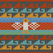 Seamless traditional Peru knitting pattern