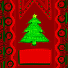 Wall Mural - christmas background