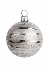 christmas decoration - silver ball decorations