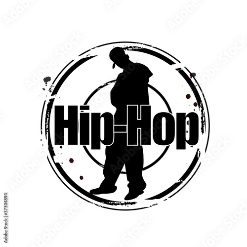 Naklejka dekoracyjna timbre hip-hop