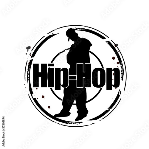 Naklejka ścienna timbre hip-hop