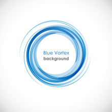 Blue Vortex Background # Vector