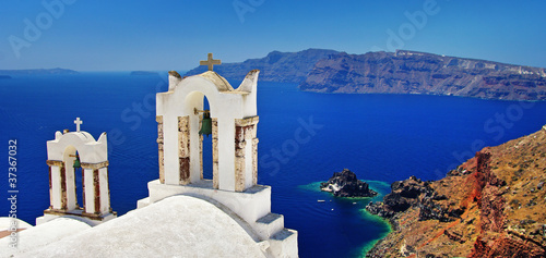Board z aluminiowym obramowaniem Niesamowita seria santorini
