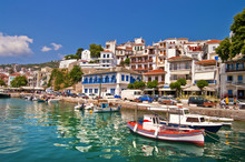Pictorial Harbors Of Small Greek Islands - Skiathos